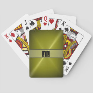 Cool Shiny Stainless Steel Metal 5 Pokerkaarten