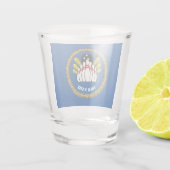 COOL! Shot glas-Bowling- Aangepaste Bowler - Naam Glas (Achterkant)