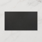 Cool Silver Black Personal Fitness Trainer Visitekaartje (Achterkant)