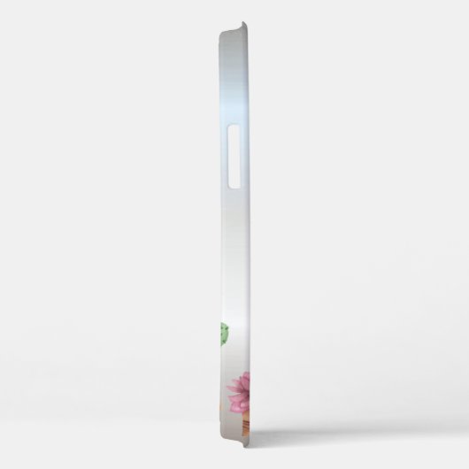 Cool Silver Glitter Ombre, Cactus Case-Mate iPhone Case (Achterkant / Rechts)