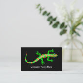 Cool simple Gecko Lizard Cartes de visite (Debout devant)