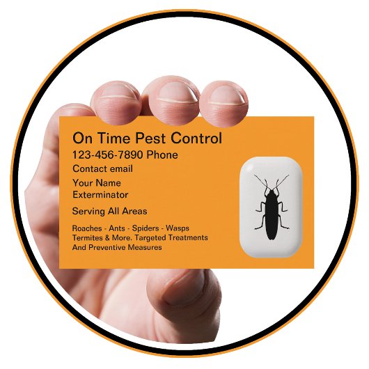 Cool Simple Pest Control Services Visitekaartje
