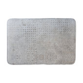 Cool Simple & Quirky Funny Realistic Grey Concrete Badmat (Voorkant)