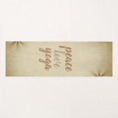 Cool Simple Yoga Mats-Peace Love Yoga Yogamat (Voorkant (horizontaal))