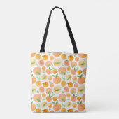 Cool sinaasappels waterverf illustratie canvas tas (Achterkant)