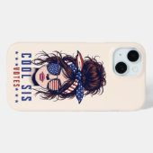 Cool Sis stemt  rommelig haar Lady Election Case-Mate iPhone Case (Achterkant (horizontaal))