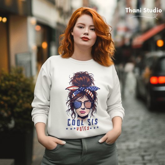 Cool Sis stemt  rommelig haar Lady Election Trui