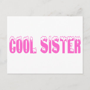 Cool Sister (Roze) Briefkaart