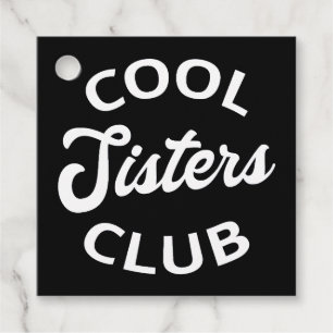 Cool Sisters Club I Bedankjes Labels