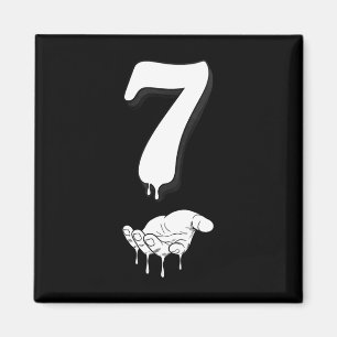 Cool Six Seven 6 7 Meme Gen Alpha S-lang Kostuum M Magneet