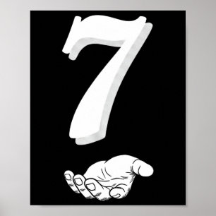 Cool Six Seven 6 7 Meme Gen Alpha Sla Jargon Kostu Poster
