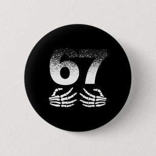 Cool Six Seven Gen Alpha Sla Jargon Populaire Meme Ronde Button 5,7 Cm