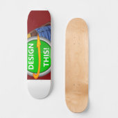 COOL! Skateboard Deck - 8" - Aangepast (Voorkant)