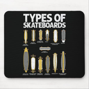 Cool Skateboard Kunst Voor Mannen Vrouwen Skateboa Muismat