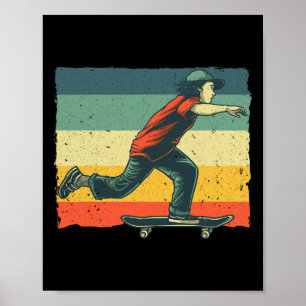 Cool Skateboard Voor Mannen Vrouwen Jongens Skateb Poster