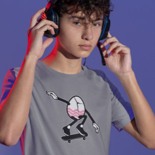 COOL SKATEBOARDING EASTER EGG T-shirt