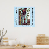 Cool Skateboards Poster (Keuken)