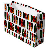 Cool skater skateboard gepersonaliseerd groot cadeauzakje (Achterkant Gekanteld)