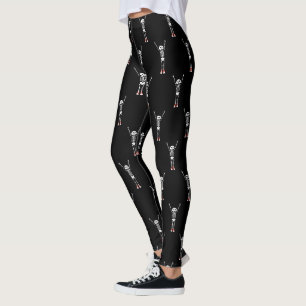 Cool Skelet Halloween Patroon Leggings