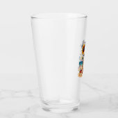 Cool Skeleton op het strand Glas (Rechts)