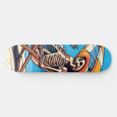 Cool Skeleton Summer Skateboard (Horizontaal)