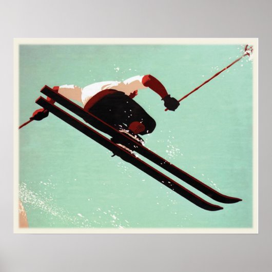 Cool Ski Bum Poster (Voorkant)