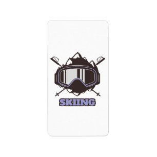 Cool Ski Helmet Etiket