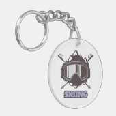 Cool Ski Helmet Sleutelhanger (Voorkant Links)
