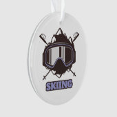 Cool skihelm ornament (voorkant)