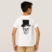 Cool Skull Halloween Kinder shirt (Achterkant volledig)