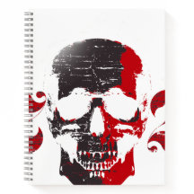 Cool Skull-Notitieboek | Vibin’ Esthetische tijdsc