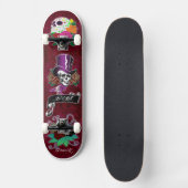 Cool Skull Trio Skateboard (Voorkant)