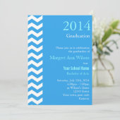 Cool sky blue Summer graduparty Kaart (Staand voorkant)