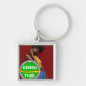 COOL! Sleutelhanger - Premium Square Small - Aange (Voorkant)