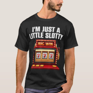 Cool Slot Machine Lovers Art voor Mannen Casino T-shirt