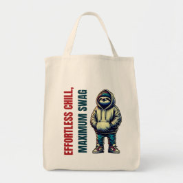 Cool Sloth in Hoodie en Sneakers Tote Bag