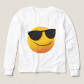 Cool Smiley Sweatshirt | Fun Emoji Graphic Design (Motif recto)