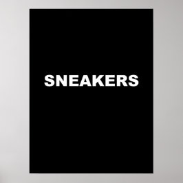 Cool Sneaker Wall Art Poster