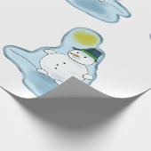 Cool sneeuwman inpakpapier (Hoek)