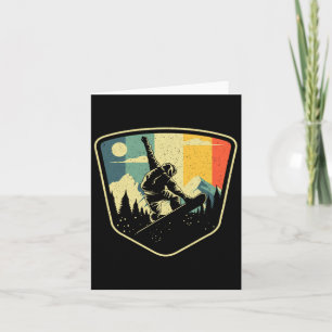 Cool snowboarden ontwerp voor mannen vrouwen  snee kaart