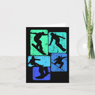Cool Snowboarder Kleding en cadeau-ideeën Snowboar Kaart