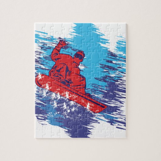 Cool Snowboarder Legpuzzel (Verticaal)