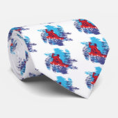 Cool Snowboarder Stropdas (Opgerold)