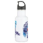 Cool Snowboarder Waterfles (Achterkant)