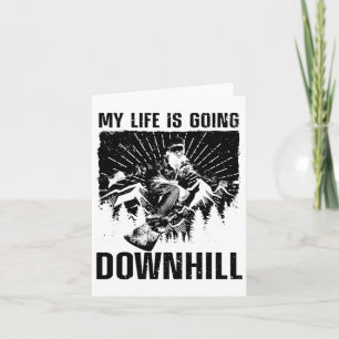 Cool Snowboarding Art voor mannen Snowboardsneeuw Kaart