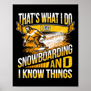 Cool Snowboarding Gezegde - Snowboard Poster