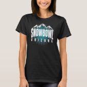 Cool Snowbowl Mountain HikerClimate Cool & Trendy T-shirt (Voorkant)