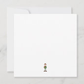 Cool Snowman Bedankkaart (Achterkant)