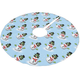 Cool Snowman Kerst Winter blauw patroon Kerstboom Rok