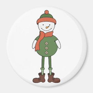 Cool Snowman Magneet